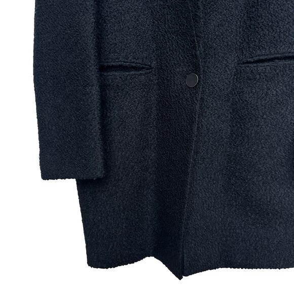 Gianni Feraud Black Wool Blend Coat – Size 10 (USA) / 14 (UK) / 40 (EUR) - Picture 4 of 8